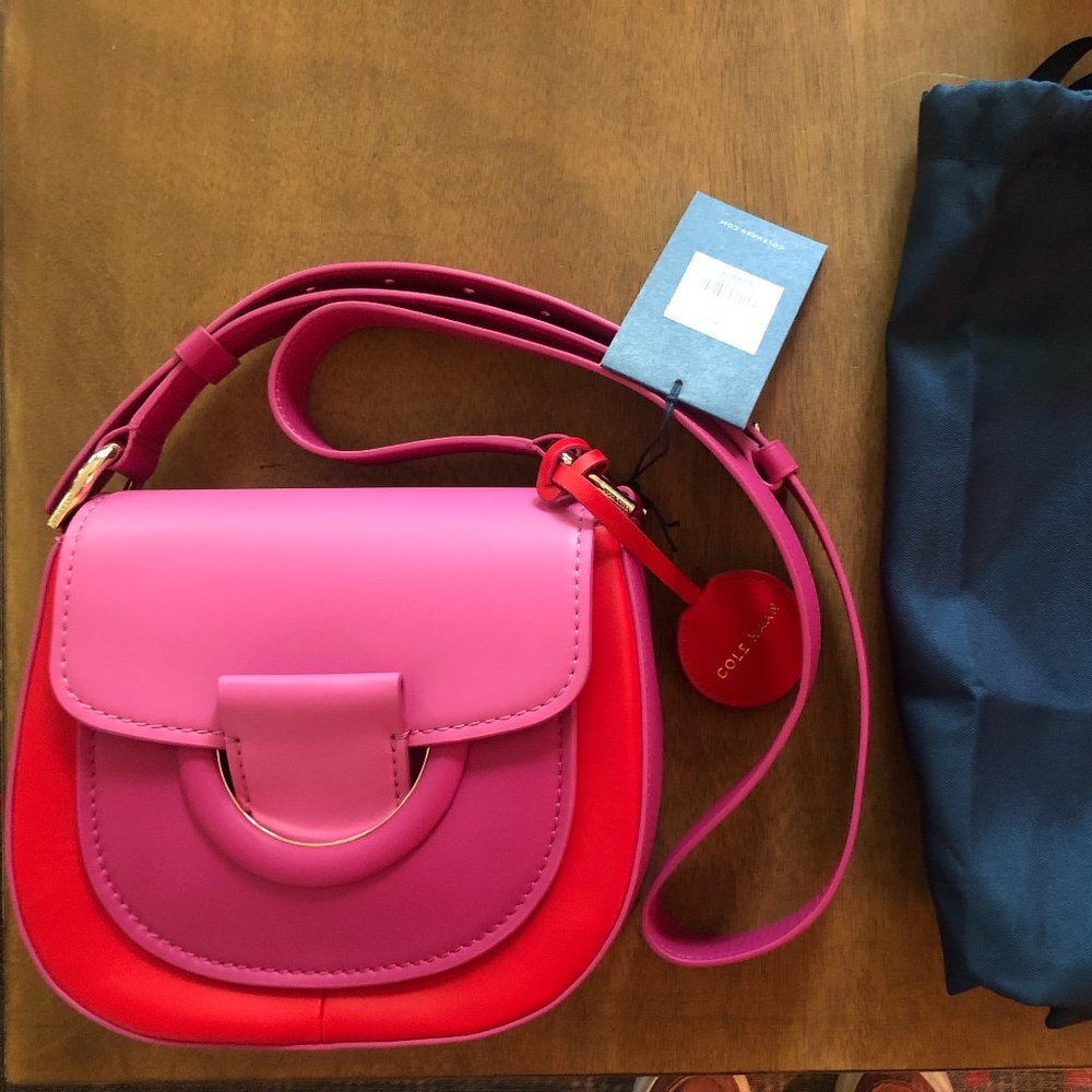 Cole Haan Saddle-Style Purse, NWT